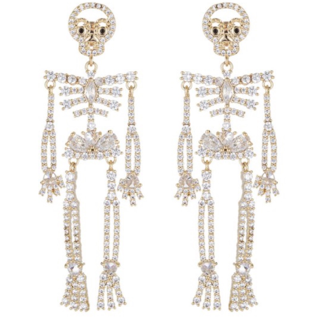 Eye Candy Skeleton Earrings